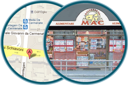 Google Maps - MAC Alimentari, Via Montegani
